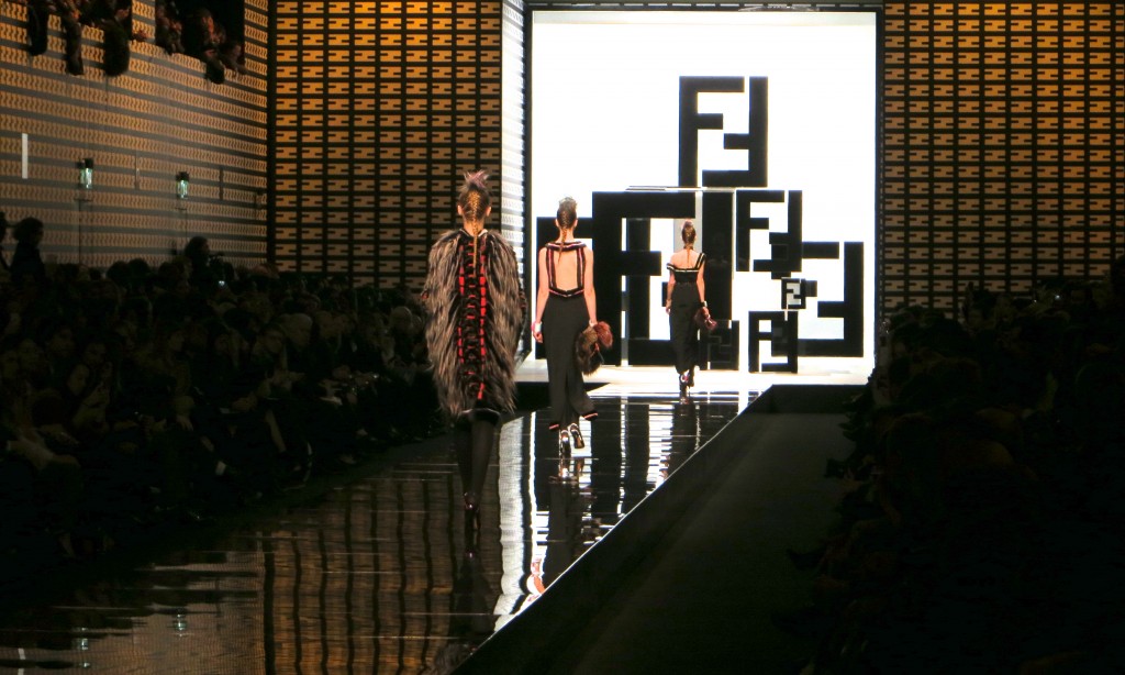 Fendi show in Milan