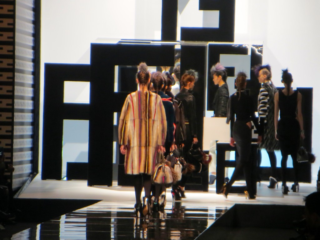 Fendi show in Milan