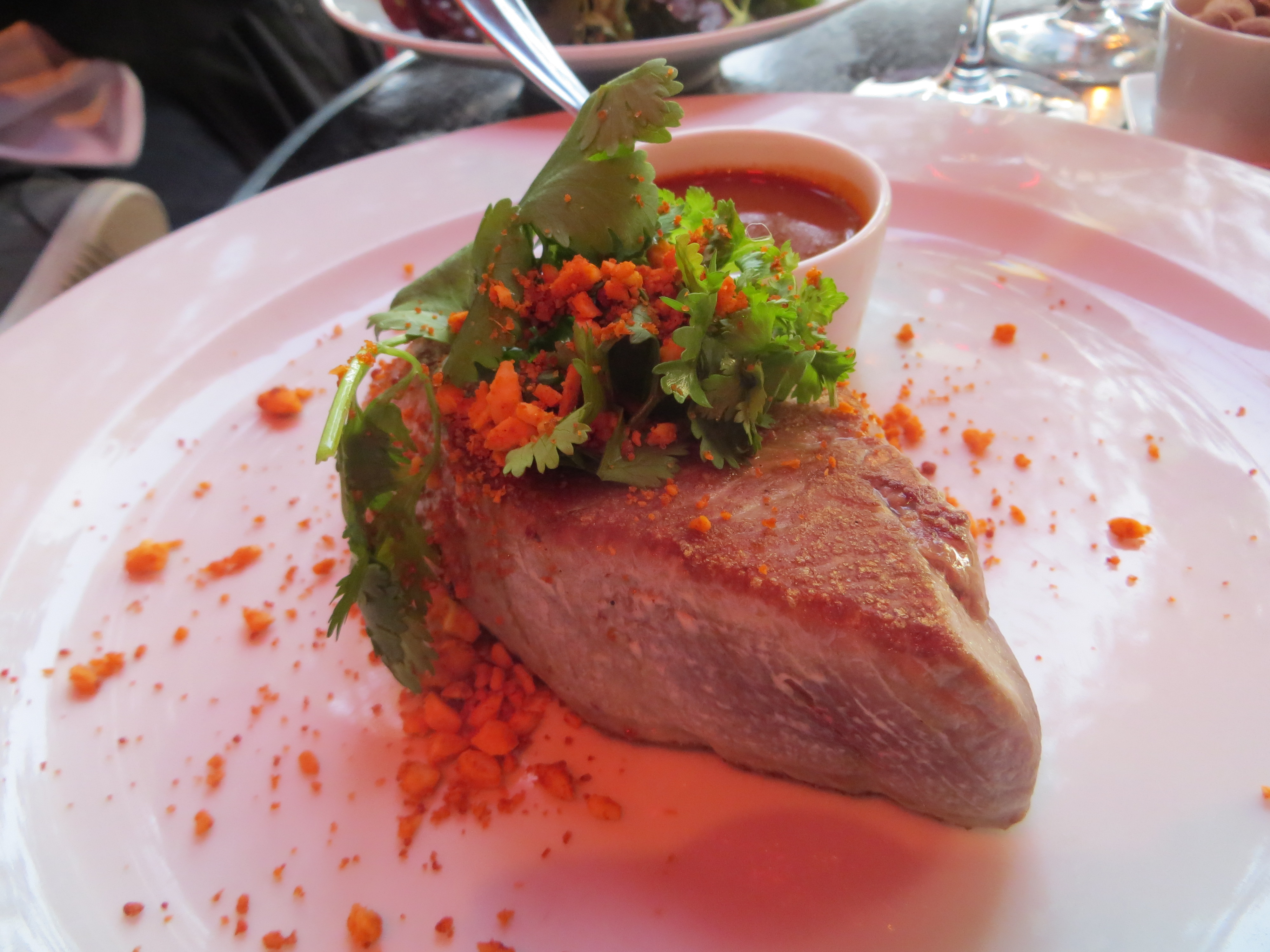 Tuna at Le Coq, A costes restaurant at Trocadero in Paris