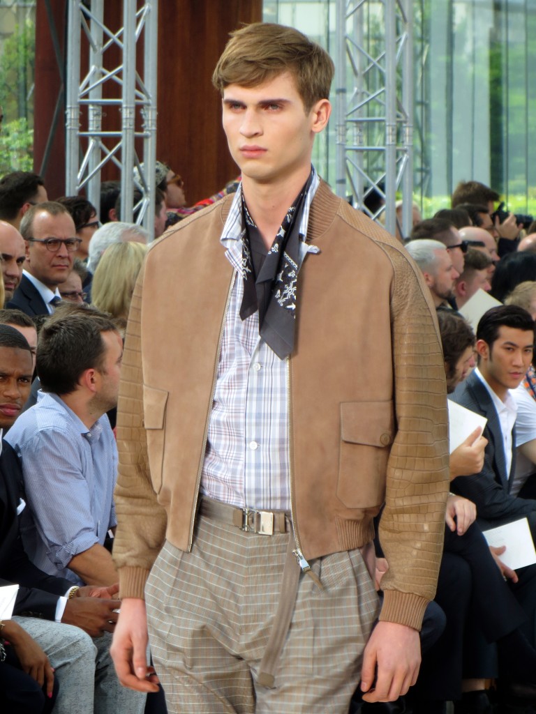 David Beckham at Louis Vuitton Mens Wear SS14 in Paris 