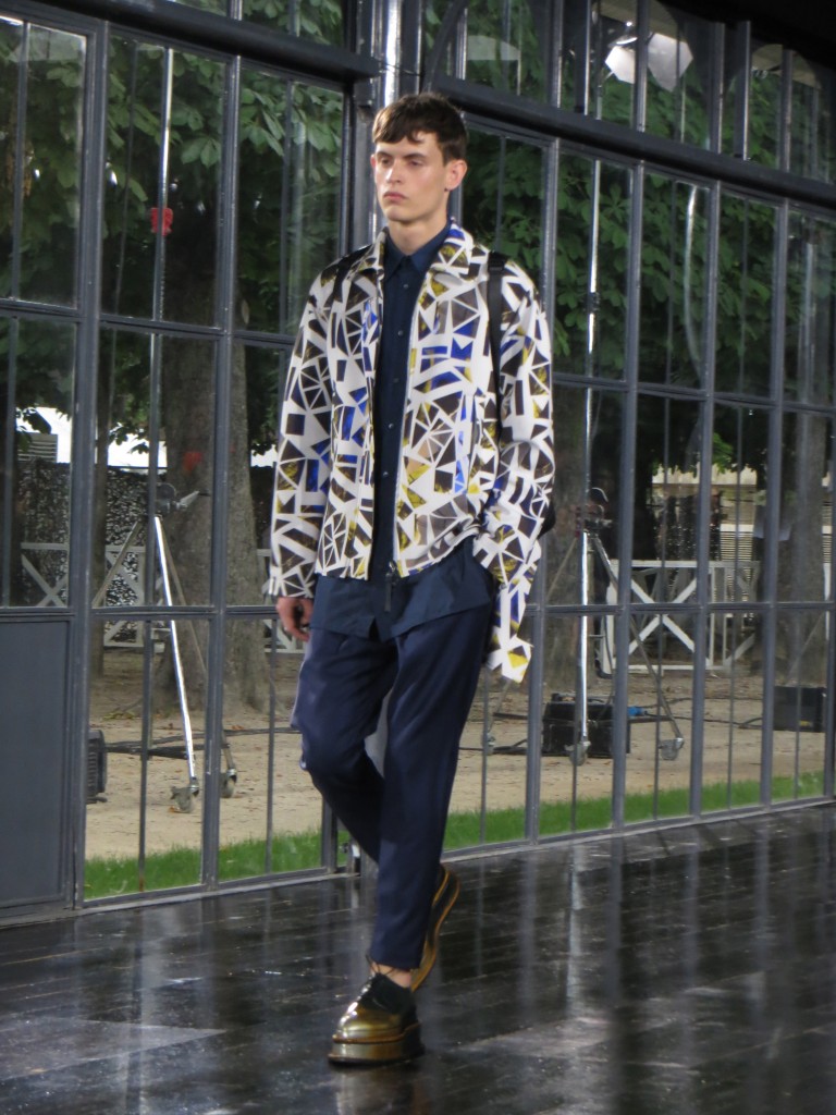 John Galliano Menswear SS14 in Jardin de Tuillerie in Paris 