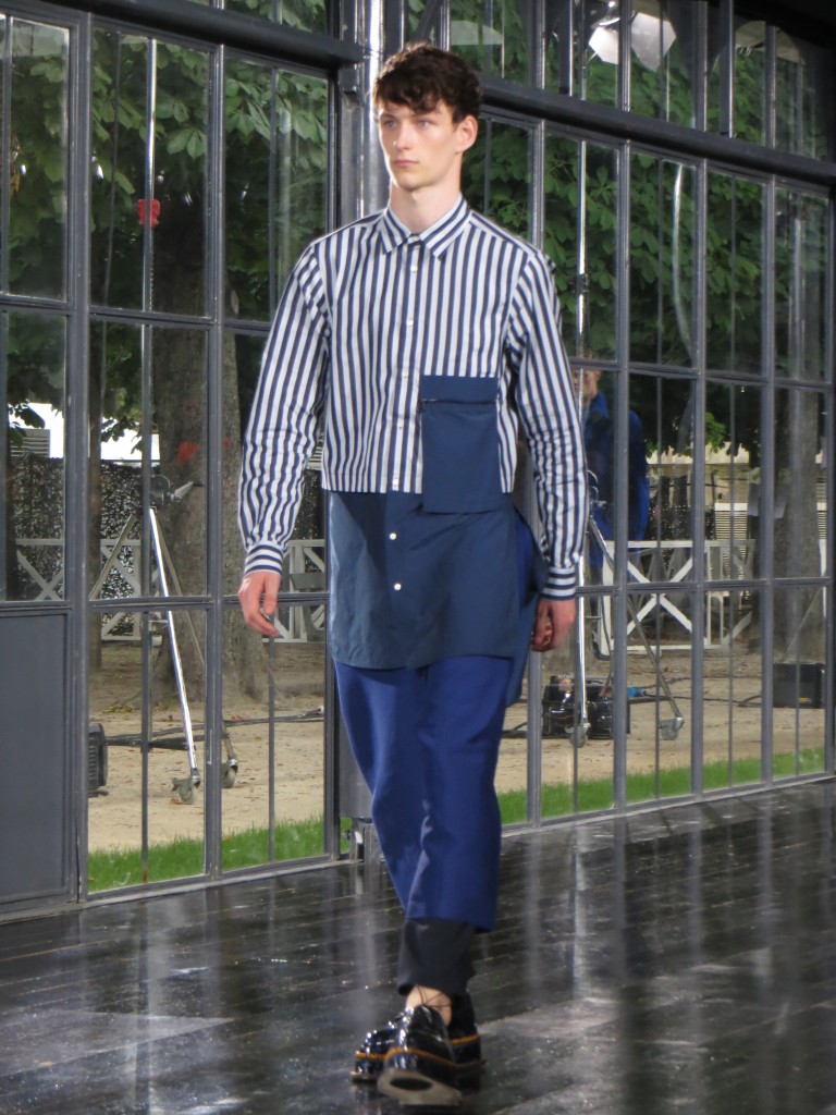 John Galliano Menswear SS14 in Jardin de Tuillerie in Paris 