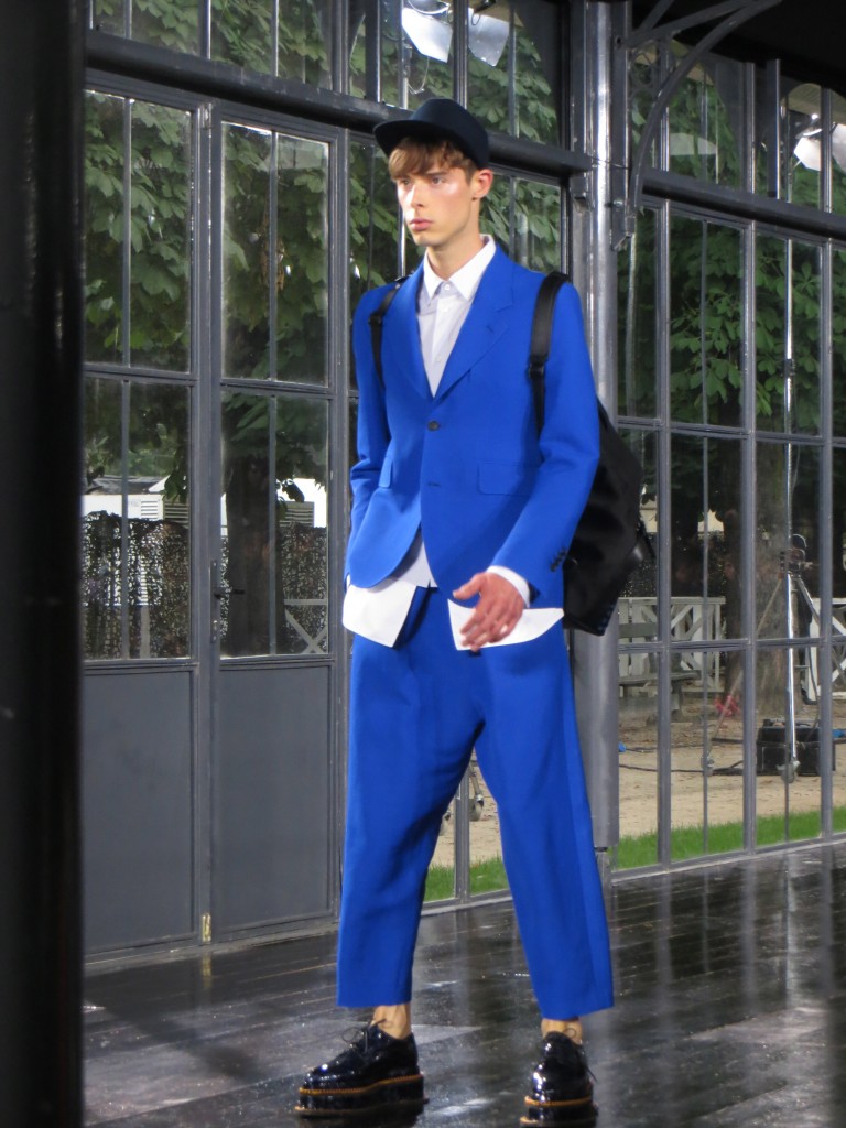 John Galliano Menswear SS14 in Jardin de Tuillerie in Paris 