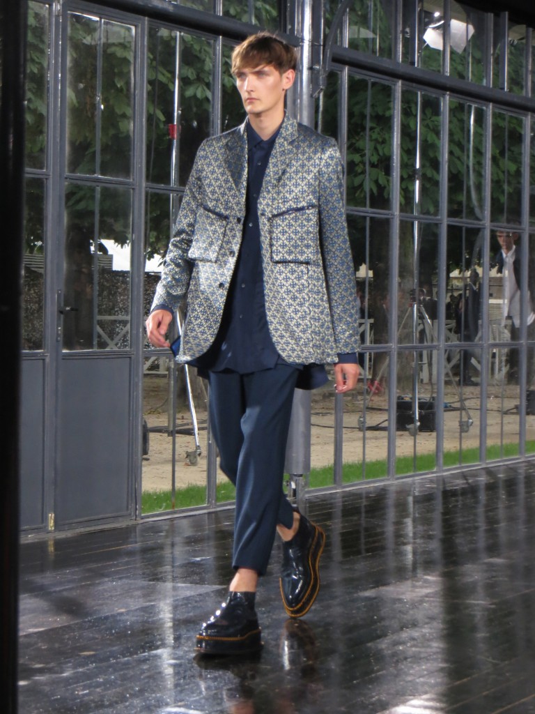 John Galliano Menswear SS14 in Jardin de Tuillerie in Paris 