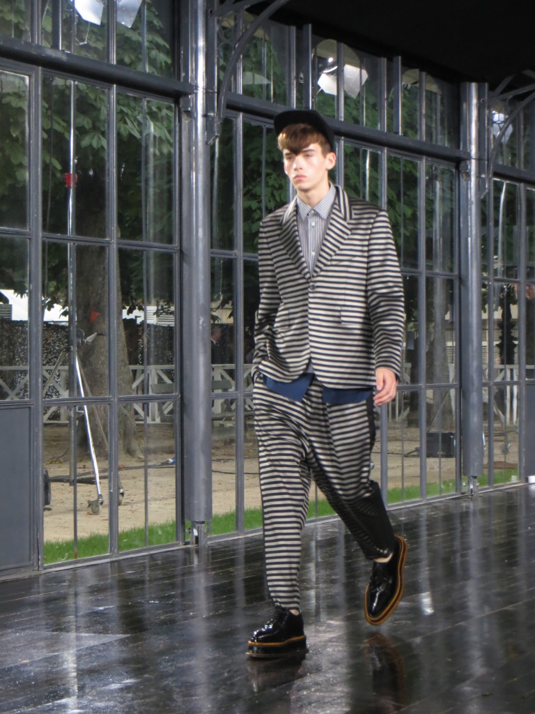 John Galliano Menswear SS14 in Jardin de Tuillerie in Paris 