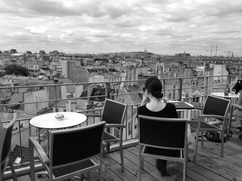 Holliday Inn roof terrace in Paris