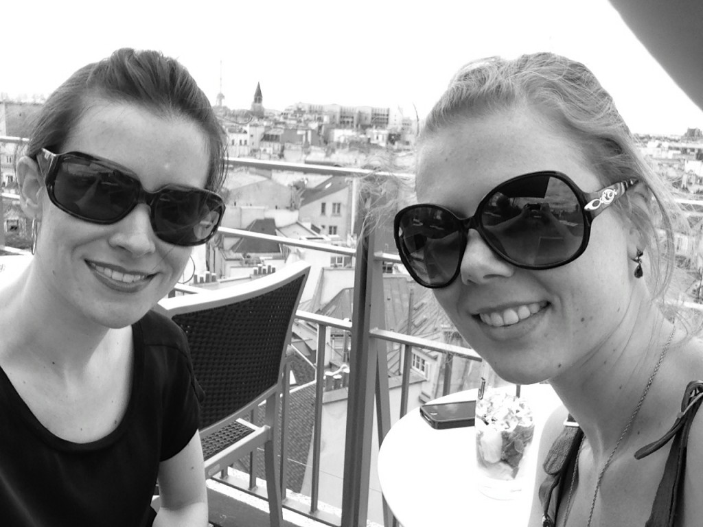 Holliday Inn roof terrace in Paris