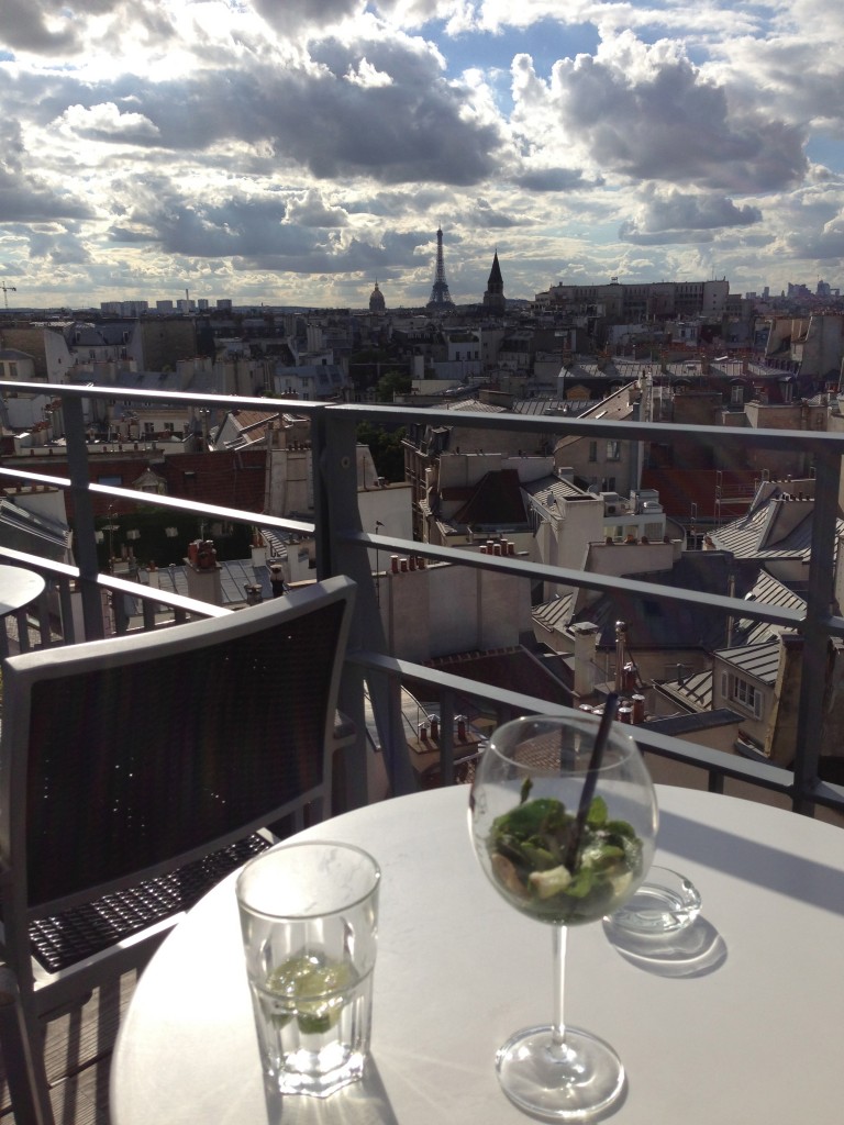 Holliday Inn Roof Terrace in Paris