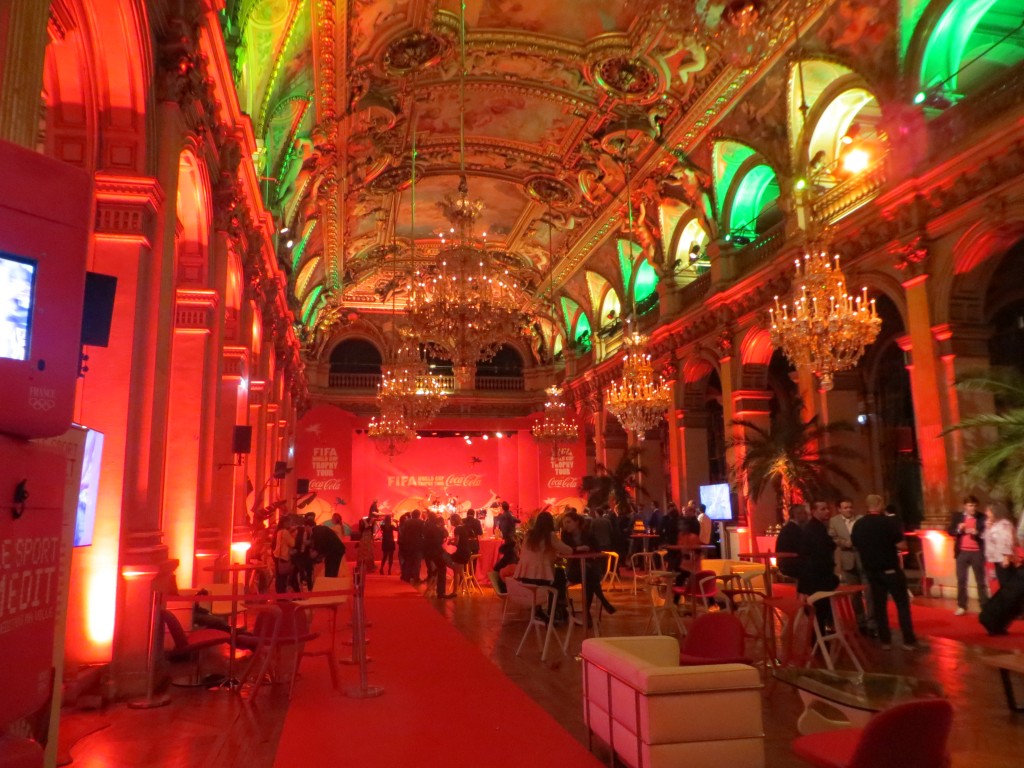 FIFA worldcup x coca cola event in Paris 2014