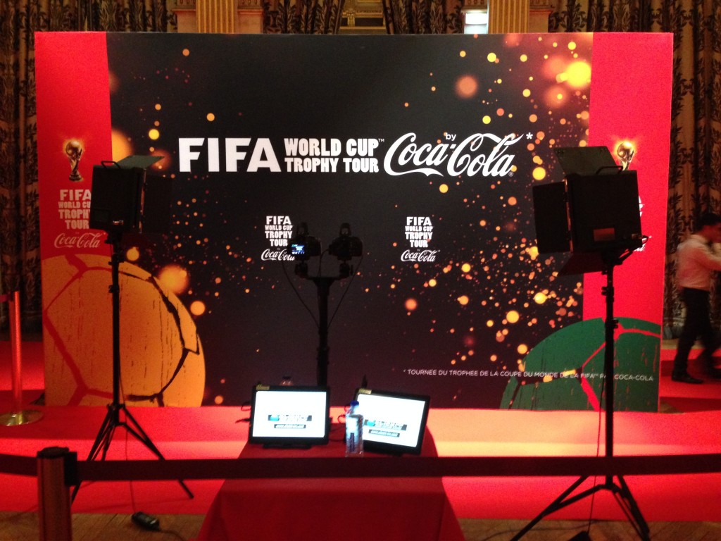 FIFA worldcup x coca cola event in Paris 2014