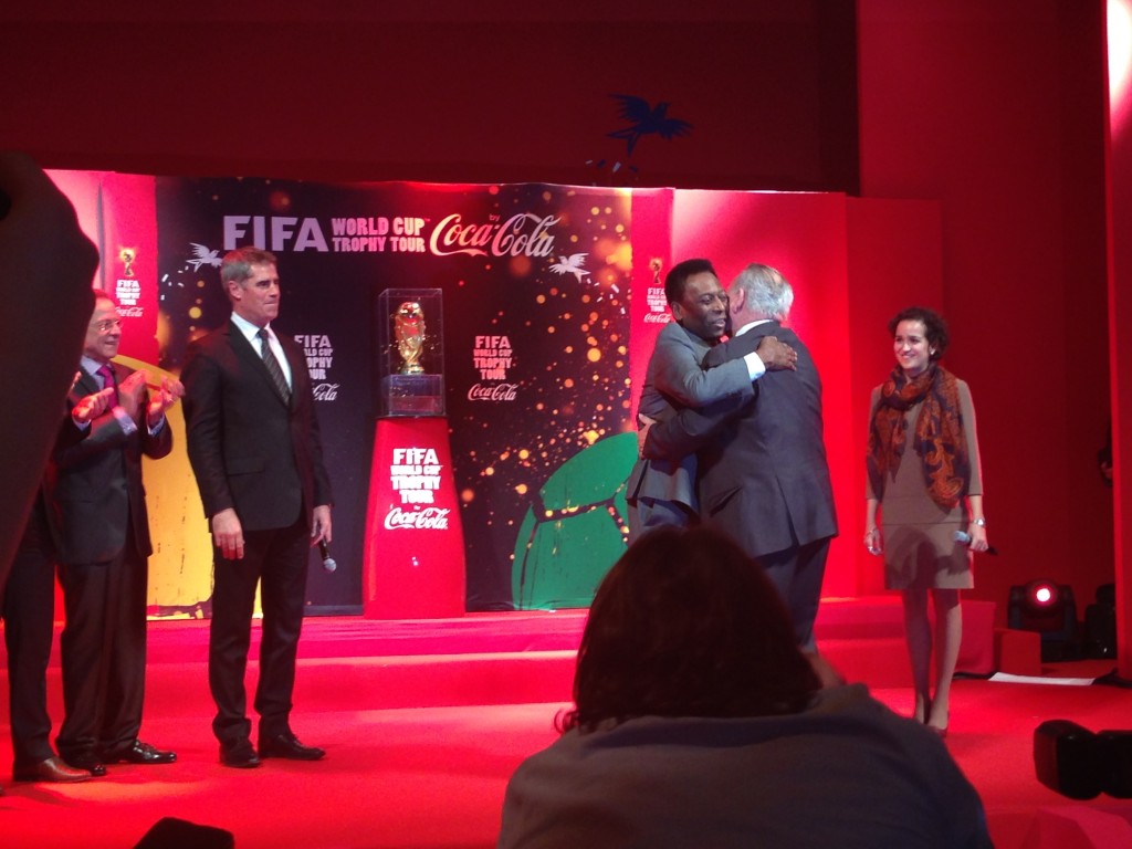 FIFA worldcup trophy tour by coca cola 2014