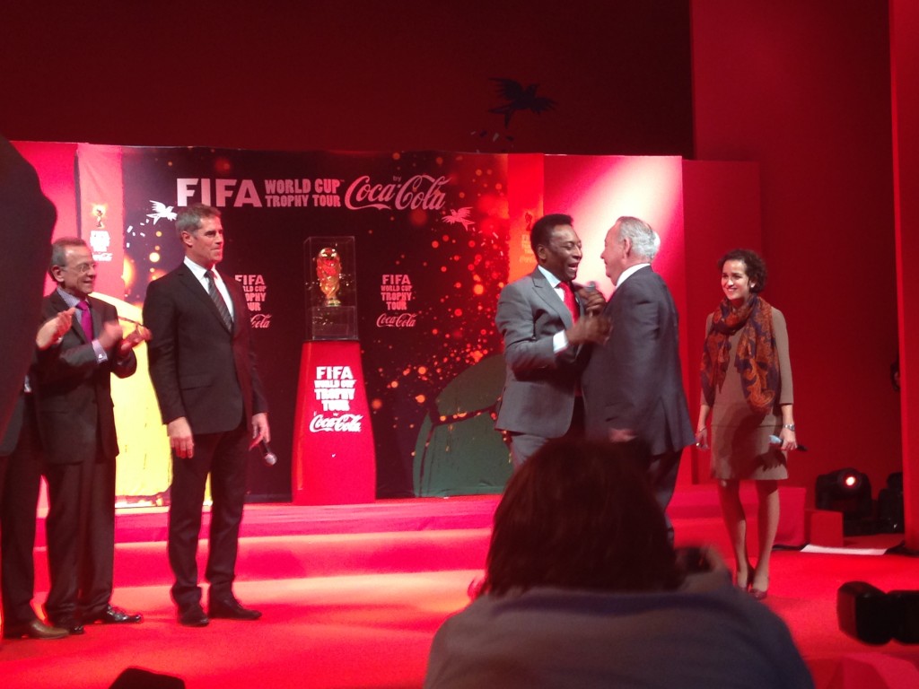 FIFA worldcup trophy tour by coca cola 2014