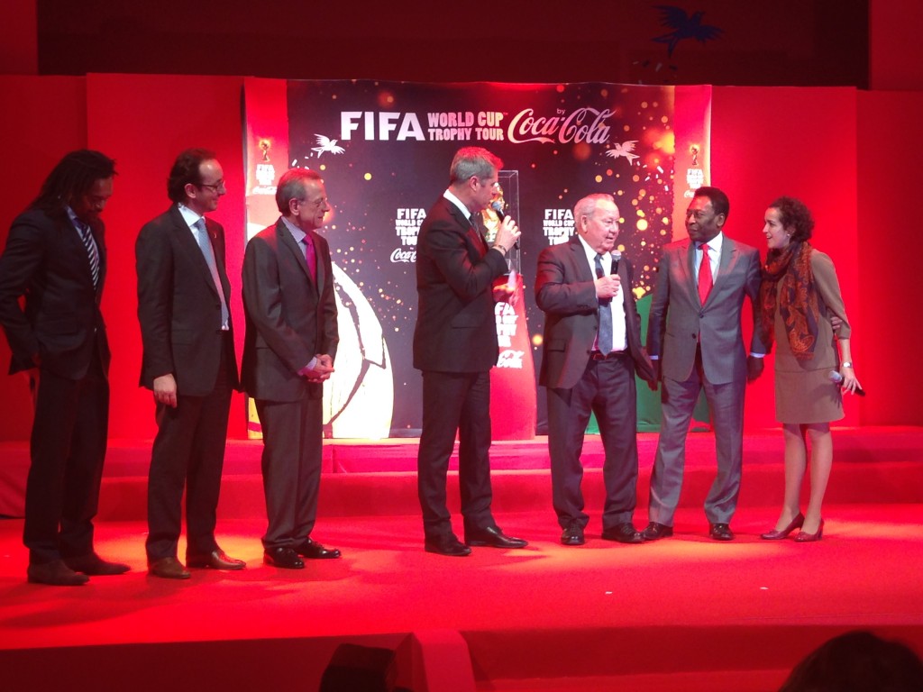 FIFA worldcup trophy tour by coca cola 2014