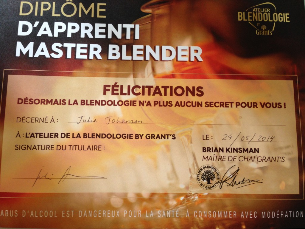 Blendologie by Grant's whiskey tasting 