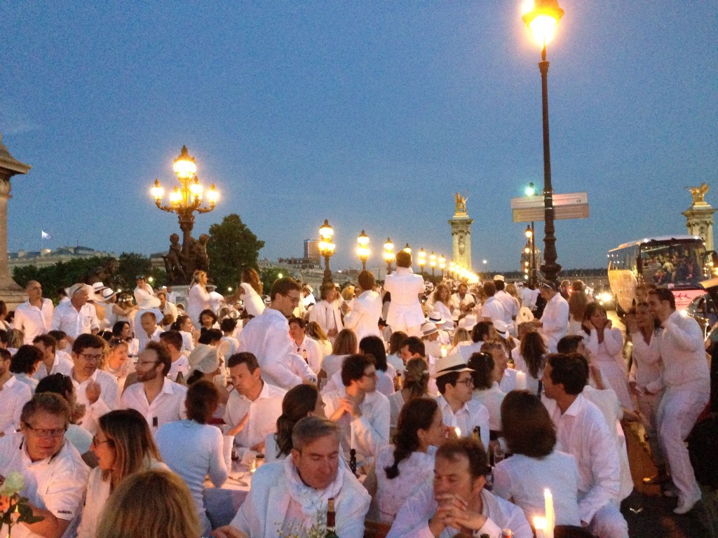 Diner en blanc Paris 2014