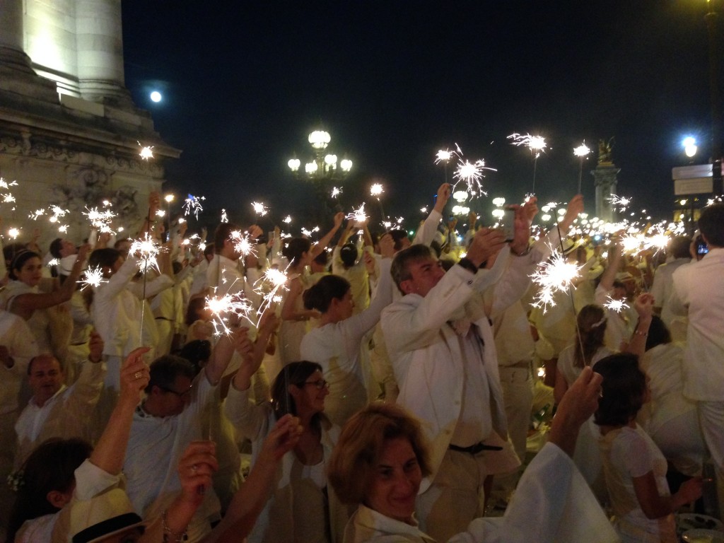 Diner en blanc Paris 2014