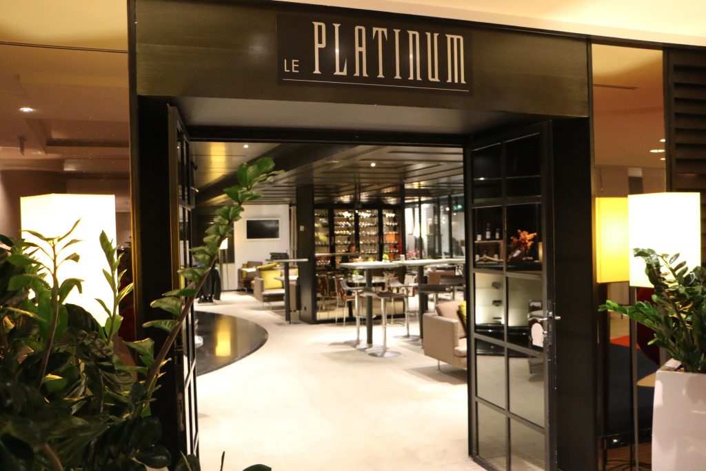 Le platinum restaurant Paris