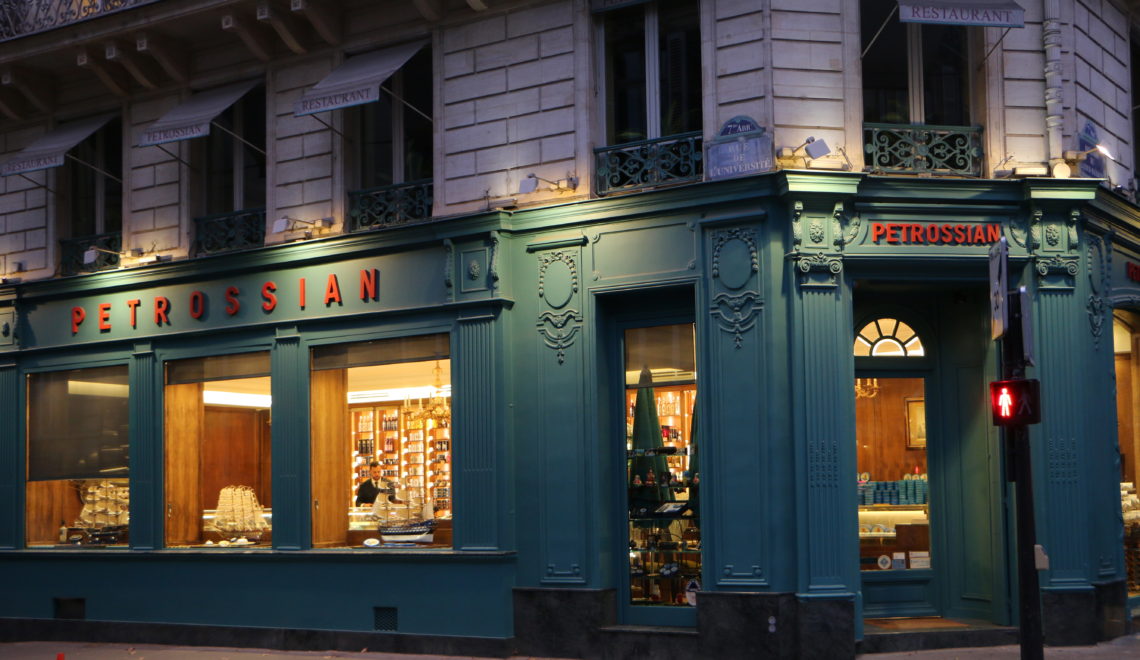 Petrossian caviar restaurant paris